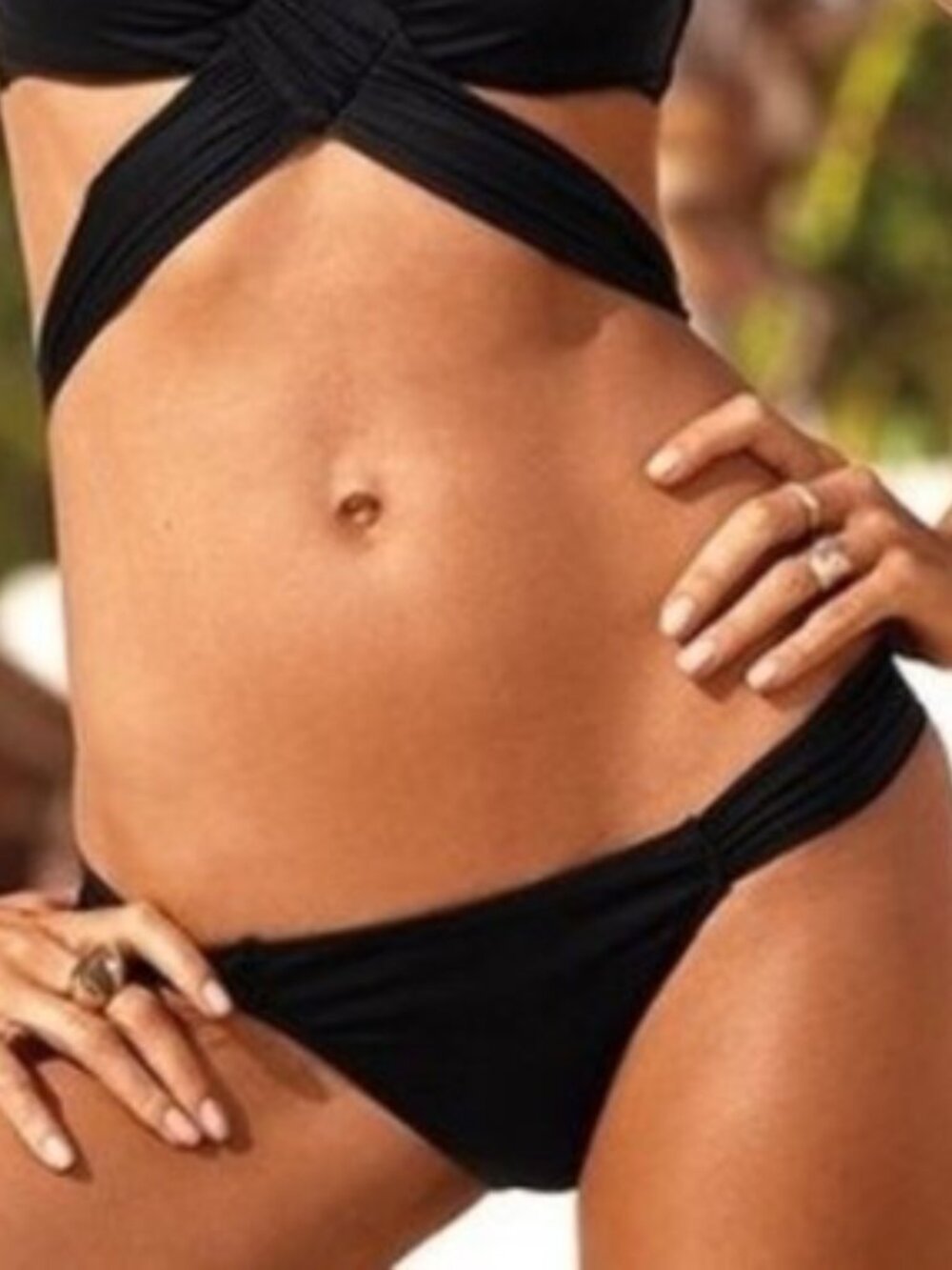 Black Victoria's Secret Bikini Bottoms